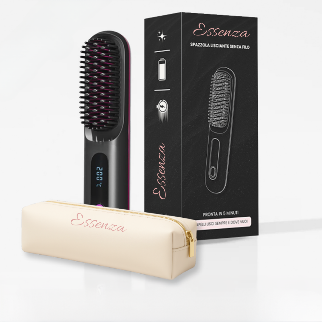 SPAZZOLA LISCIANTE 2‑in‑1