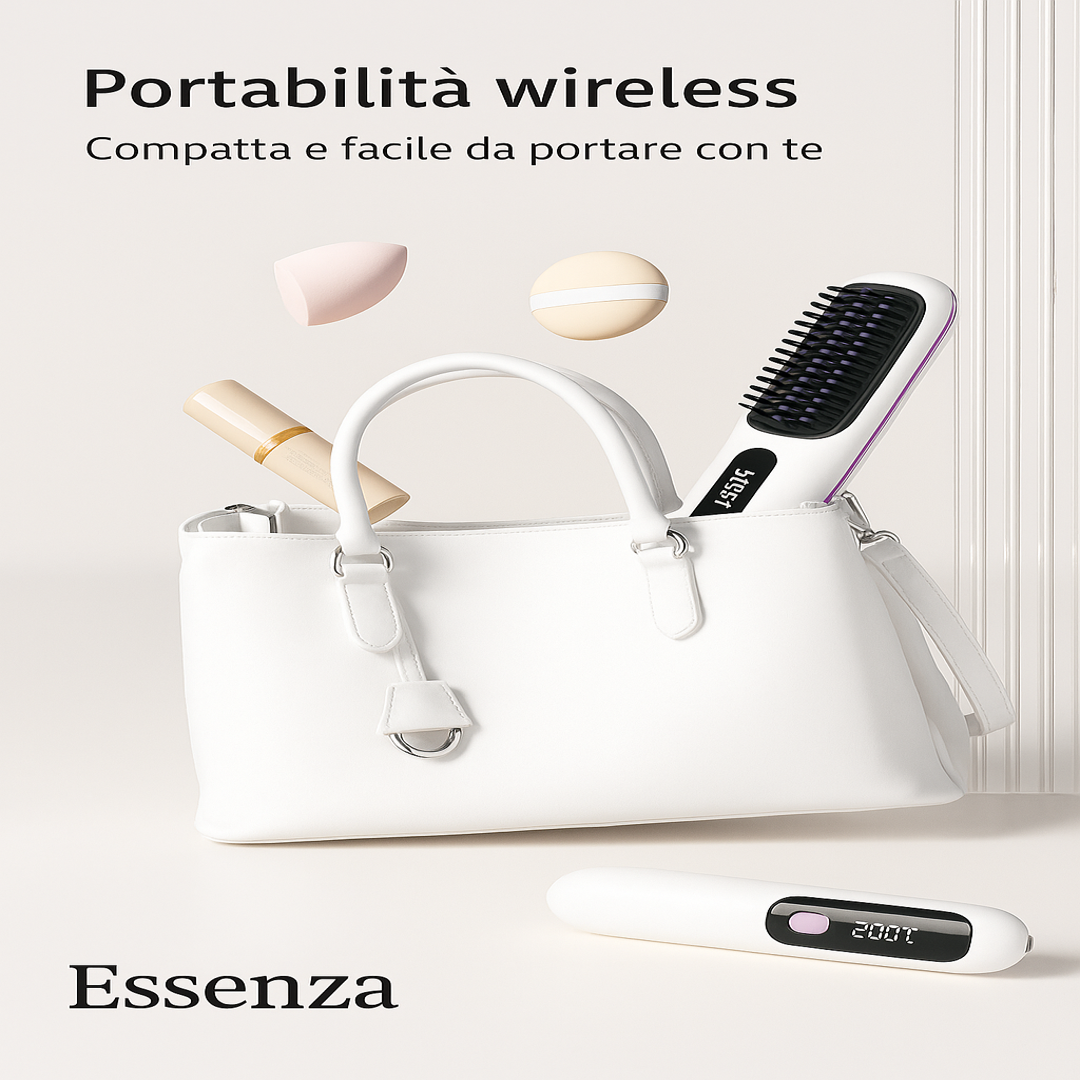 Essenza ✦ Spazzola Lisciante 2‑in‑1